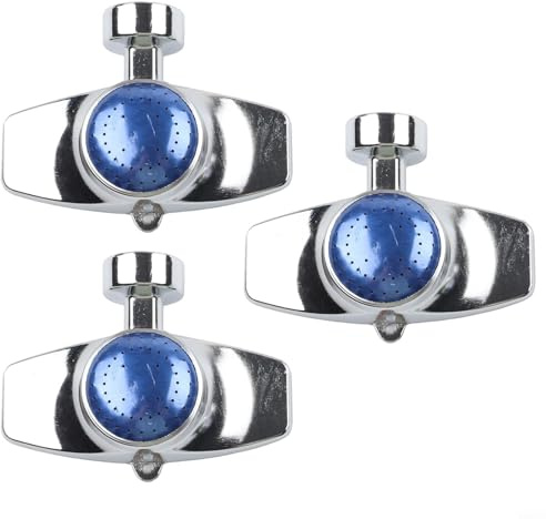 Metall-Sprinkler mit 360-Grad-Abdeckung und NH 3/4-Gewindeanschluss für gleichmäßige Wasserverteilung in Rasen, Gärten und Terrassen (rot)