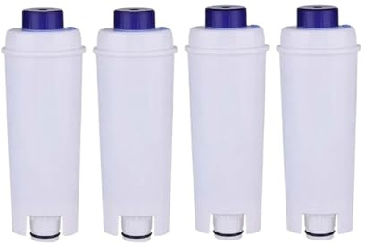 Filtro de agua blanda for cafetera DLSC002. Compatible con Delonghi DLS C002, 5513292811, CFL-950, SER3017, ECAM ESAM y ETAM Series.(4PCS)
