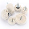 JTENG Polierscheibe für bohrmaschine, polieraufsatz 6 pcs bürsten Satz konischer baumwollsamt Polier Wheel Polierkegel Polishing Buffing Pad Für Manifold Aluminium Edelstahl Chrom usw (6 pcs)