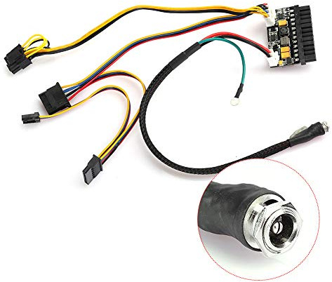 Richer-R Netzteil Module, 24Pin ATX 12 V DC Eingang Breadboard Netzteilmodul,Tragbar 150W Ausgang Netzteil Schalter Modul für/ITX PC /1U-Gehäuse