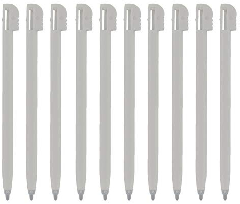 Lot de 10 stylets pour écran tactile Nintendo DS DSL Lite Blanc