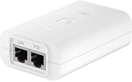 Ubiquiti Networks POE-24-12W-G-WH - Adaptateur PoE (Gigabit Ethernet, Blanc, CE, FCC, IC, UL, 24 V, 100-240 V, 50/60 Hz)