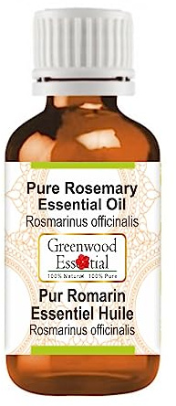 Greenwood Essential Naturlig eterisk rosmarinolja (Rosmarinus officinalis) ångdestillerad 30 ml (1 oz)