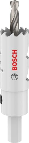 Bosch 1x Sega a tazza Multi Material con mandrino | per Acciaio, Cartongesso, Ø 20 mm, Professional Accessorio Trapanoi