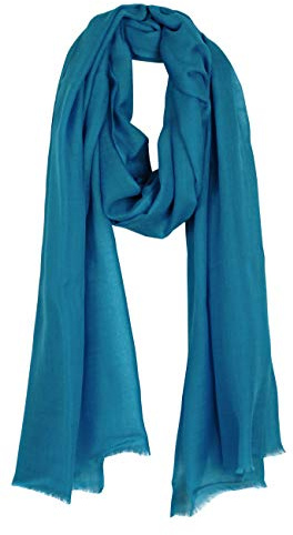 Bovari Kaschmir Schal Damen - 100% Kaschmir - Extra Leicht/Hauchzart - Premium Cashmere - extra dünner Schal/Sommerschal - 200 x 70 cm