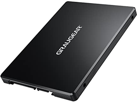 GRAUGEAR 2,5 Zoll M.2 SATA SSD Konverter, für B-Key M.2 NGFF zu 2,5” SSD | SSD Adapter M.2 zu 2.5 Zoll, SATA Konverter, 2.5“ Bauform, 7 mm Einbauhöhe, Aluminium, für M2 SSD Längen 2230/2242/2260/2280