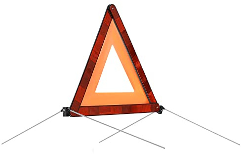notlok Safety Work Triangle de Signalisation, Sécurité pour Voiture, Réfléchissant, Pliable, Certifié ECE R27 Union Européenne, Sécurisation des Accidents
