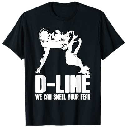 D-Line Smell Your Fear American Football Defensive Lineman T-Shirt