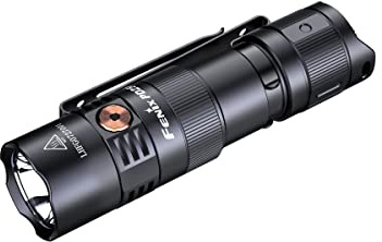 FENIX PD25R LED-Taschenlampe, tragbare hochhelle wiederaufladbare kleine gerade Röhre, 800 Lumen, 250 Meter große Reichweite, IP68 wasser- und staubdicht, Stroboskopfunktion, Outdoor-Taschenlampe