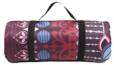 DOTBUY-SHOP Picknickdecke Wasserdicht, Campingdecke Stranddecke Wärmeisoliert Maschinenwaschbar Faltbar Picknickmatte, für Outdoor Strand Campen Wandern Ausflüge (lila Nation,200x300cm)