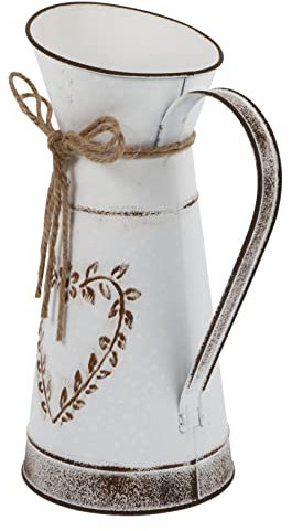 Hervidor De Agua De Metal Maceta De Flores Regadera Interior Casa De Campo Florero Arreglo Floral Cubo Ornamento Shabby Vintage Jarra Florero Vintage Flor Cubo Natividad