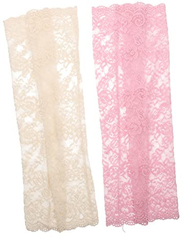 Healeved Manchons de pour Bras en Dentelle 2 Paires pour Femmes Manchons pour La Conduite La Randonnée Et Le Cyclisme