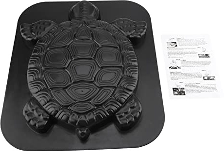 Tiiyee Molde De Piedra para Escalones En Forma De Tortuga, Pavimento, Adoquín, Tortuga, Cemento, Molde para Caminar, Decoración De Jardín, Camino, Decoración De Paisaje, para Bricolaje, Patio, Césped
