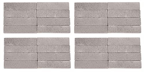 Koanhinn Lot de 32 pierres ponces pour nettoyer la pierre ponce - Éponges grises - Nettoyant pour pierre ponce