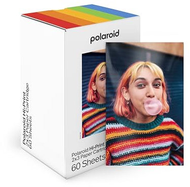 Polaroid - Bluetooth Photo Printer Hi·Print 2x3 Cardridge - 60 Sheets (6356)