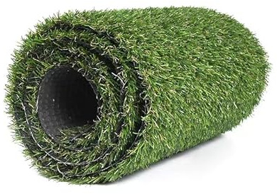 Baroni Home Rotolo di Erba Sintetica 10x2 m, Altezza 30 mm, Verde Naturale, Erba in PE, Fondo Drenante in PP, Alta Densità Fili/m², Resistente e Sicura per Animali, per Giardini, Terrazzi, Piscine