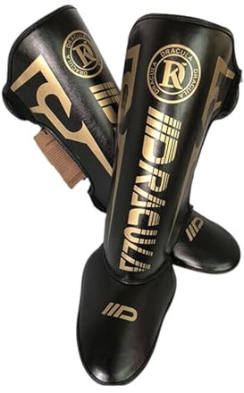 Chaoyilian Shin Guards,Schienbeinschoner für den Kampfsport,Schienbeinschutz,Schienbeinschoner,rutschfest,mit Verstellbaren Riemen,angenehm zu tragen,für Muay Thai,Kickboxen,MMA,Boxen.