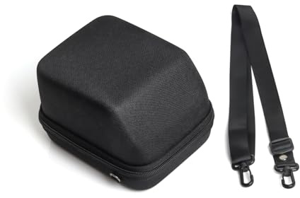 Aisnyho Étui pour appareil photo compatible avec Polaroid OneStep Series, coque de protection rigide en EVA avec bandoulière réglable, Noir , Étui OneStep