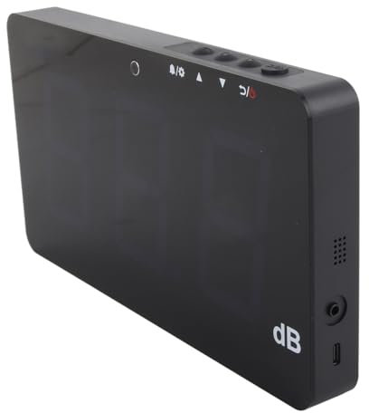 Fonometro LCD, Fonometro USB Tipo Decibel per Ufficio per Casa con Intervallo di Misurazione 30 a 130 DB