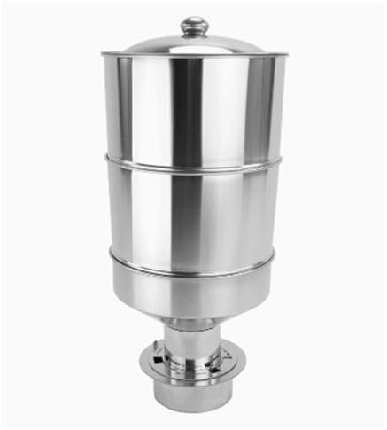 ZCBYBT Fornello da Campeggio a Pellet silo Tenda Esterna Stufa combustibile Dispositivo di stoccaggio, per bocche Rotonde con diametri di 13 CM-18 CM