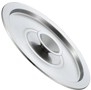 kesurpae Hitzebeständiger Pfannendeckel aus dickem Edelstahl, langlebiger und vielseitiger isolierter hitzebeständiger Topfdeckel, 40cm