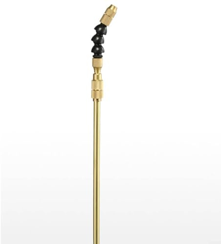 Gettimore Telescopic Brass Water Wand Sprayer Accessory Adjustable Sprayer Nozzle for Pump Action Pressure Sprayers 37-75cm Extension Lance for 3L to 8L Sprayer(C)