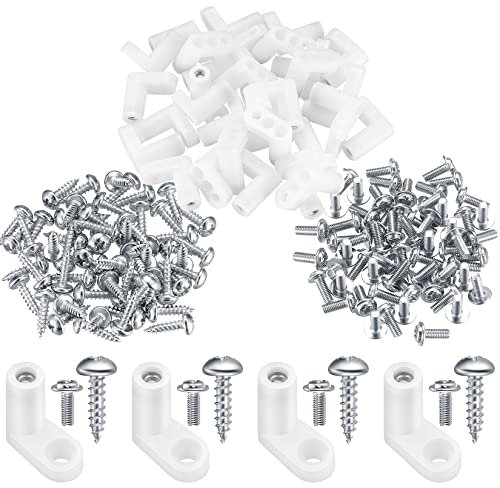 60 Pcs Entretoise Plastique pour Carte Mère, 2 cm Type L Entretoise PCB, Pieds PCB, Entretoises avec Vis, Support Plastique pour Carte Circuit Imprimé Jeu d'arcade(Blanc)