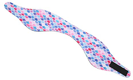 Swimming Headband, Waterproof Non Slip Swim Ear Cover Soft Comfortable Elastic Swim Ear Band Waterproof Headbands for Swimming for Kids Adults