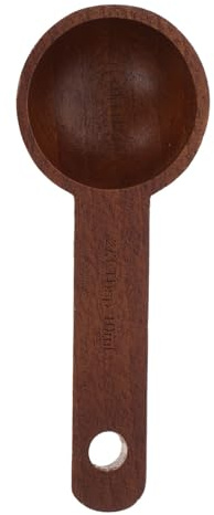 JECOMPRIS Cuillère Doseuse Bois De Noyer Noir Pour Café Grains Multi-usage Cuisine Thé Épices Sucre Outil Pratique Pour Café Maison Et Professionnel