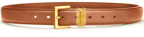 Buchstabe Y Ledergürtel Damen Braun,CC Herren-Gürtel,Stretchgürtel,Geschenke für Frauen und Männer,Korsett,Corset,Hochwertiger,Taillengürtel,Elastischer Ohne Schnalle Edergürtel Leder,110CM,Gold