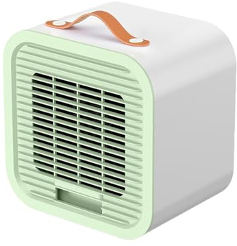 Dayysiuy Mini Climatiseur Mobile, 13x15,5cm Climatiseur Mobile Pour Intérieur, Mini Refroidisseur D'Air, Réglable 3 Vitesses Pour Dormir, Travailler Et Étudier