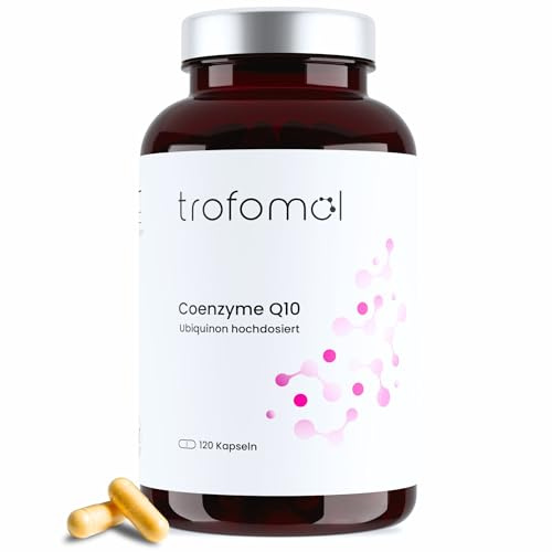 Coenzym Q10 – 120 vegane Kapseln – 200 mg Tagesdosis – im Apothekerglas, hochdosiert & aus Fermentation gewonnen – laborgeprüft, hergestellt in der EU