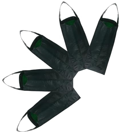 OFFSCH 5 Piezas Bolsas para Plantar Fresas Colgantes con Bolsas Invertidas Transpirables para Tomates y Verduras Resistentes al Agua para Jardinería Interior y Exterior