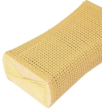 NihaoWXM Sauna Kopfstütze Holz 1pc Sommer Kühlkissen Rattan Hohl Nachahmung Bambus Dampfenden Sauna Kissen Halswirbelsäule(29x16x8cm)