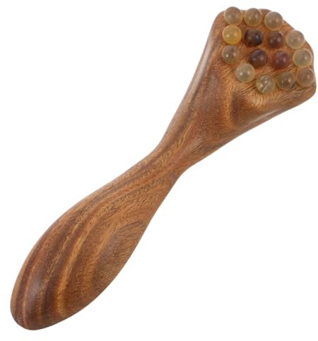 Toyvian Holz-massagestab für Augencreme Akupressur-gerät für Gesicht Schaber für Hautpflege Modellierungswerkzeug für Zuhause Augen und Gesichts-massagegerät zum Entspannen