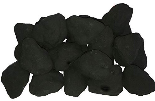 The Stove Wizard 30 Gas Fire Replacement Ceramic Large oval Cast Coals For LPG Electric and Bio Ethanol Fires