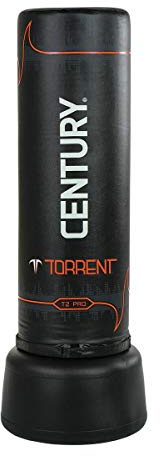 Century Boxningssäck Torrent T2 Pro – 170 cm svart röd – fristående stående stående boxningssäck – punkteringspåse – lådor kickboxning MMA – robust optimal stötdämpning
