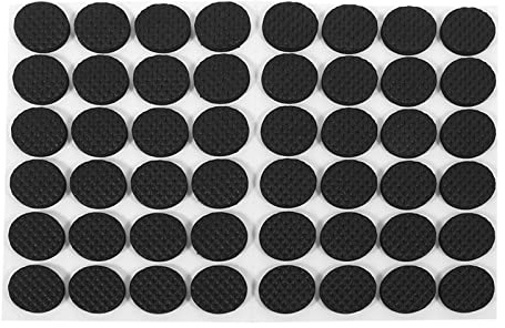 48 stücke Gummifüß Möbelgleiter Selbstklebender Gummi Gleiter Runde Möbel Protector Pads Anti Rutsch Pad für Möbel Stühle Bodenschützer
