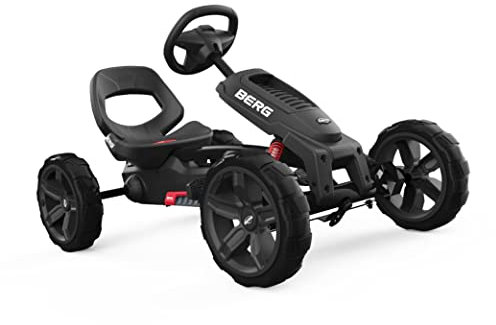 BERG Pedal-Gokart Reppy, KinderFahrzeug, Tretfahrzeug mit hohem Sicherheitstandard, Kinderspielzeug geeignet für Kinder im Alter von 2-6 Jahre (Rebel Black)