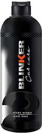BLINKER Champú con Cera para Coche | pH Neutro, Efecto Autosecado y Brillo | Protege y Realza la Carrocería | 500 ml