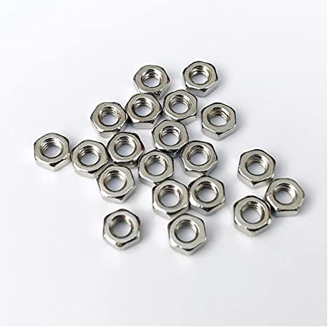 SUOFEILAIMU-PHONE CASE 50pcs 4-40x5+7 M-F Male-Female Hex Cylinder Standoff Spacer Screw Jackscrew Nut for Motherboard VGA DB9 DVI COM Port Small Tools (Color : Hex nut)