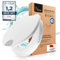 BELAVENA® WC Sitzerhöhung 5cm inkl. Absenkautomatik für bequemes Sitzen & Aufstehen/Erhöhter Toilettensitz aus Duroplast bis 200 kg belastbar