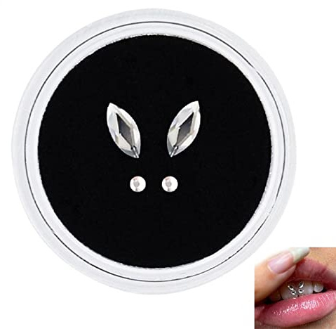 bopely Dental, Gema De Dientes Adornos Dientes, Gemas De Joyería De Dientes para Decoración De Uñas Y Dientes De Bricolaje