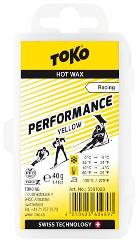 TOKO Performance varmvax gul 40 g