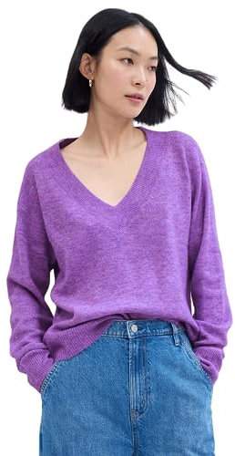 Gap Suéter Forevercozy con Cuello en V para Mujer, Flor de Lila., M
