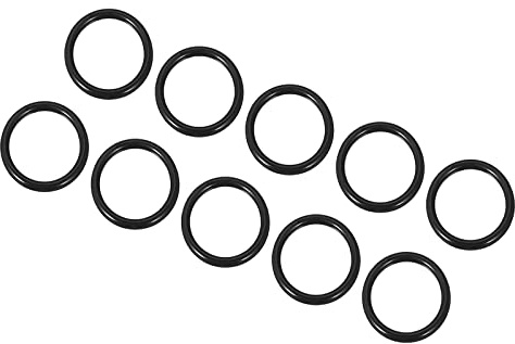 QUARKZMAN 10Stk Nitrilkautschuk Dichtring 22x17x2,5mm Schwarz | Runde Abdichtung Wasserhahn Klempner Reparatur Dichtung Verbindung