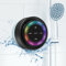 Xleader Mate Dusche Bluetooth Lautsprecher klein, Zertifiziert IPX7 Wasserdicht Bluetoothbox, Mini Music Box Lautsprecher Mit Licht, Saugnapf und Mikrofon, Kristall Sound und Bass, Musikbox Geschenk