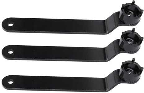 3Pcs 4 Claw Professional Thickened Metal Angle Grinder Wrench, Grinder Spanner Tool for Grinding Machine Disassembly, Maintenance and Assembly
