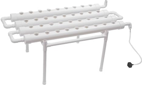 Hydroponic System Grow Kit Plant Vegetable Garden Yard Hydrokultur Hydroponik BewäSserungssystem Garten Soiless Kultivierung Gestell für Bepflanzung Blattgemüse geeignet 1 layer 36 Löcher 4 Tube