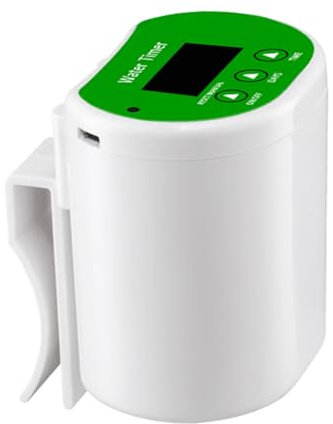 di Irrigazione Automatico per Piante in Vaso, Irrigatore Automatico per Piante con Display Digitale, Kit di Irrigazione Automatica a Goccia Ricaricabile per le Vacanze (per 2
